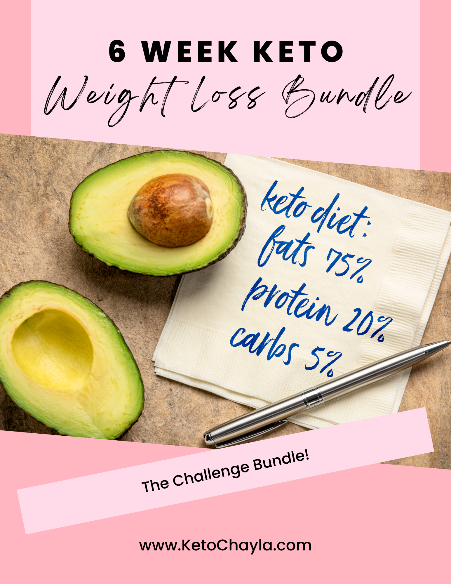 6 Week Keto Weight Loss Challenge Bundle